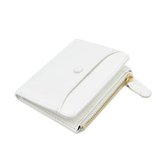 CARTERA CORTA COLOR BLANCO