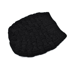 GORRO TEJIDO NEGRO.