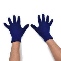 GUANTES BÁSICOS AZUL ELÉCTRICO CON TOUCH