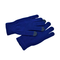 GUANTES BÁSICOS AZUL ELÉCTRICO CON TOUCH