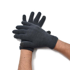 GUANTES BÁSICOS GRIS OXFORD CON TOUCH