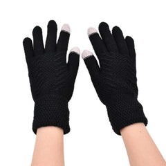 GUANTES DISEÑO TRENZADO CON TOUCH BEIGE