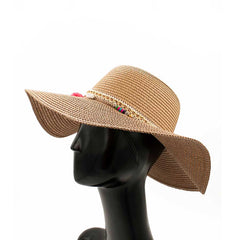 SOMBRERO PAMELA CADENA CON CHARMS